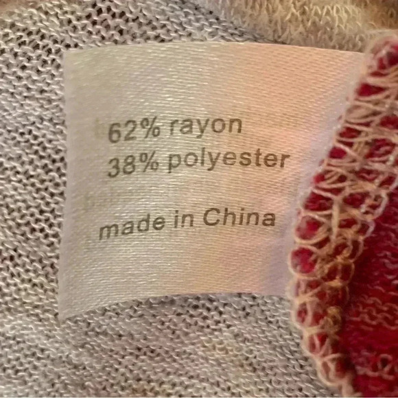 Lane Bryant Plus Size 18 20 Tunic Top Hot Pink Ombré Burnout Lightweight - Picture 7 of 8